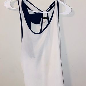 Plain white silky silt blouse with bow tie